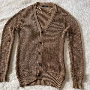Gold sweater by Zara Man. Size L. Great condition, light signs of wear.